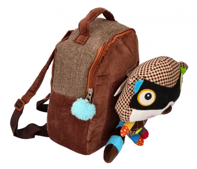 Sac à dos enfant EcoSnoopers avec raton laveur