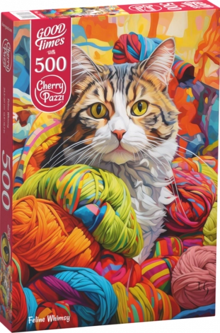 Puzzle Frasques de Chats 500 Pièces