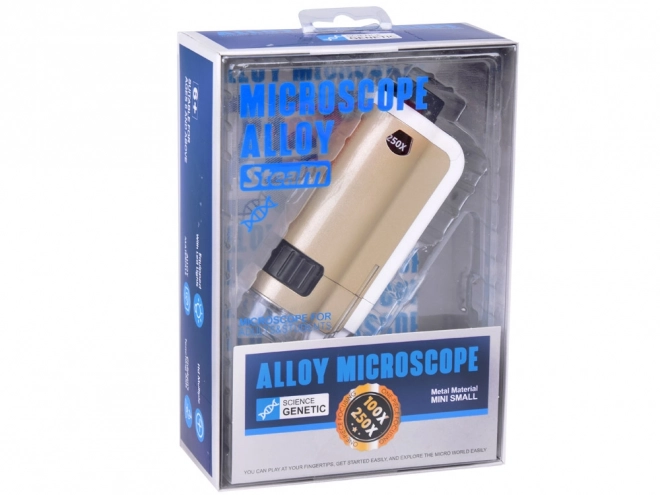 Microscope de poche pour enfants avec zoom