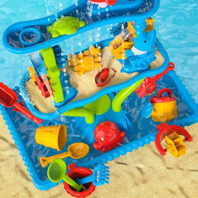 Aire de jeu interactive aquatique et sablonneuse Woopie