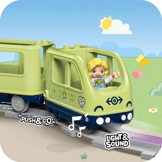 Aventures de vacances avec le train interactif DUPLO