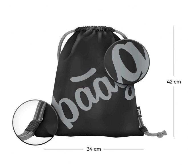 BAAGL Sac à chaussures Skate Noir