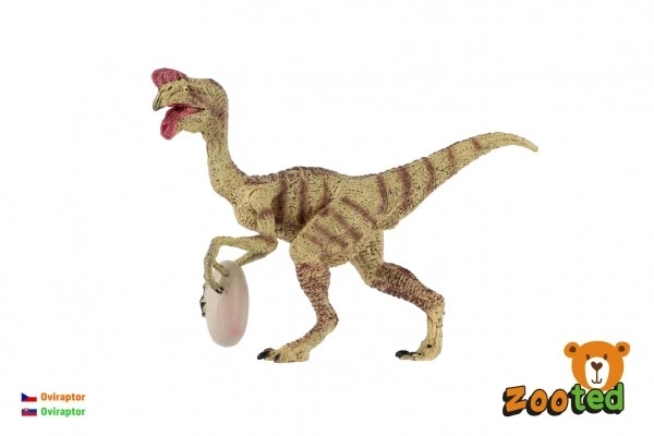 Oviraptor avec œuf figurine plastique 12cm en sachet