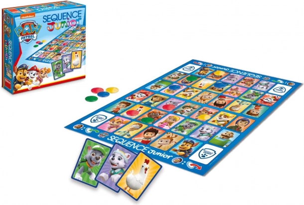 jeu de société familial Sequence Junior Pat' Patrouille