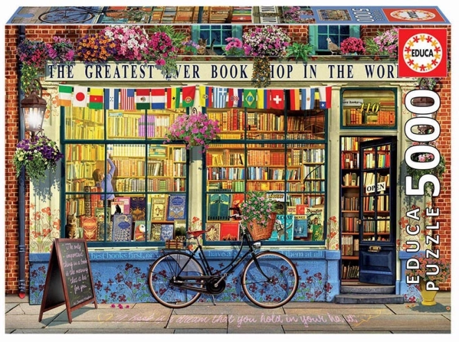Puzzle EDUCA La plus grande librairie du monde 5000 pièces