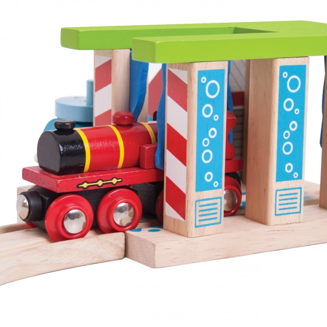 Station de lavage pour trains