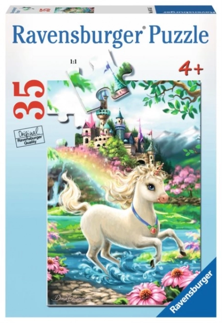 Puzzle château de licorne RAVENSBURGER 35 pièces