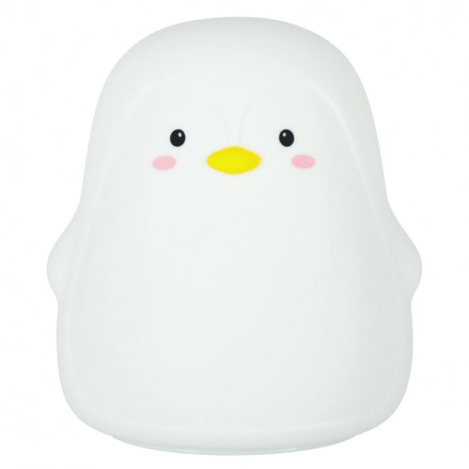 Lampe de nuit LED en silicone pour enfants en forme de pingouin