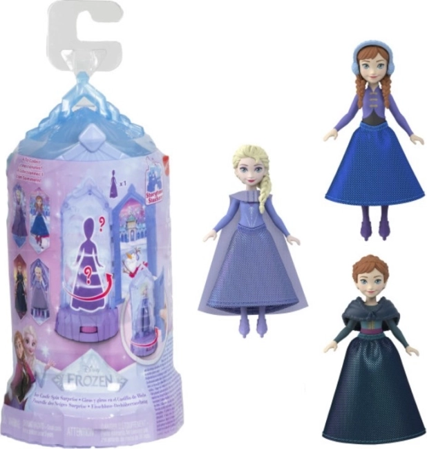 Poupée DISNEY FROZEN palais de glace avec surprise tournante (mix)
