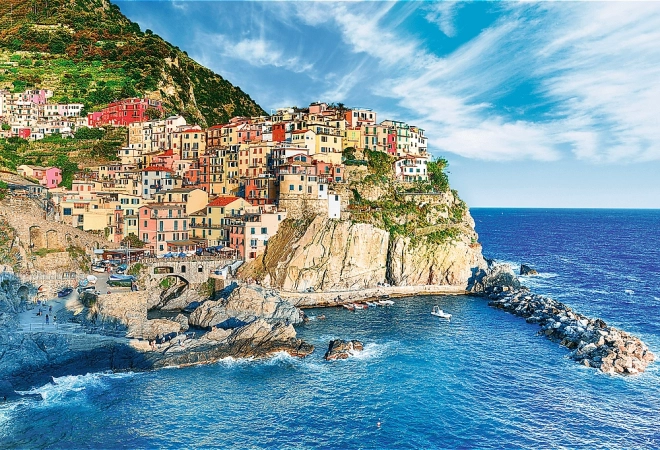 Ensemble de puzzle Manarola, Ligurie, Italie 1500 pièces avec colle