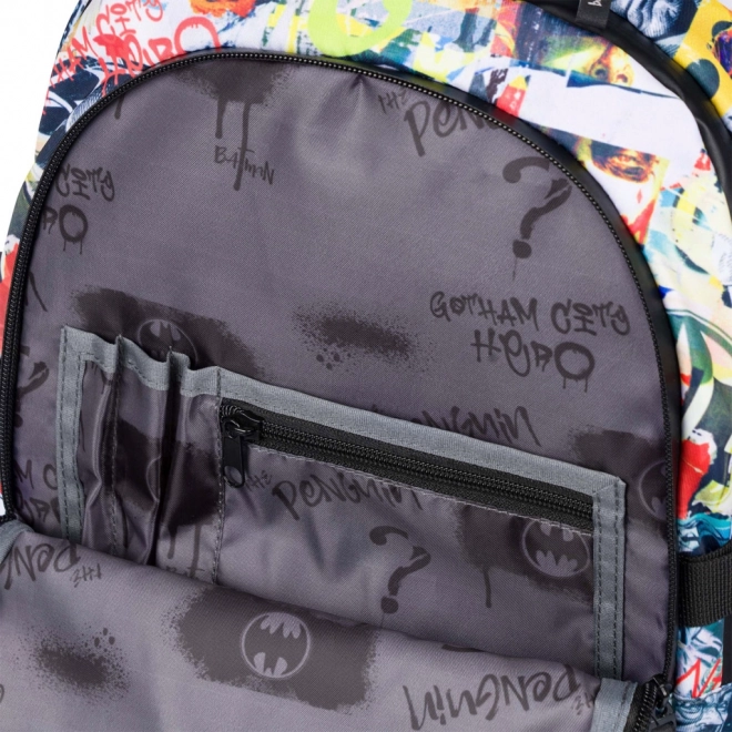 BAAGL 3 SET Skate Batman Comics : sac à dos, trousse, sac
