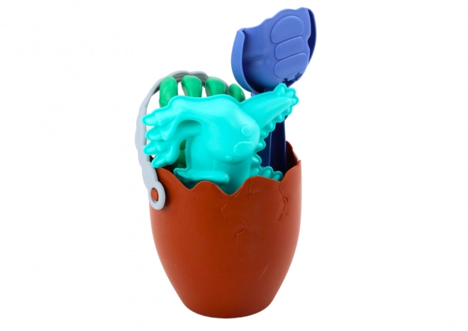 Set de sable Dinosaures Seau ramasse-œufs Pelle Moules pour sable