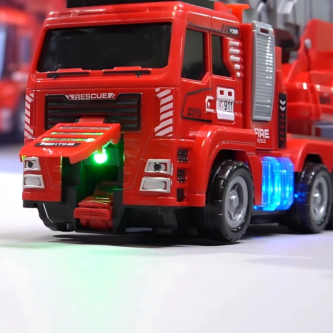 Camion de Pompiers Interactif avec Échelle Mobile