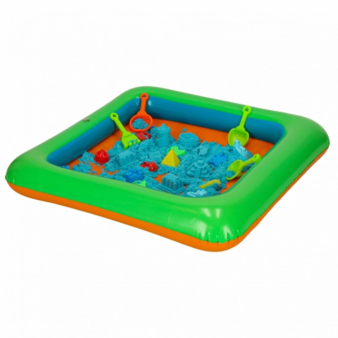 Sable cinétique en boîte 1 kg bac à sable - 27 pièces