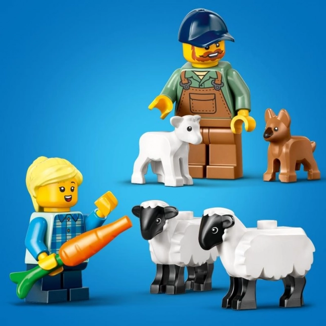 LEGO® City 60461 Tracteur rouge avec remorque et moutons