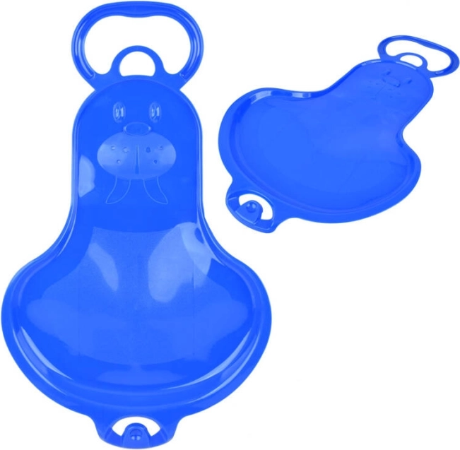 Luge pour enfants en plastique avec poignée pour la neige
