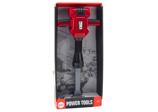 Marteau pneumatique pour enfants à batterie rouge