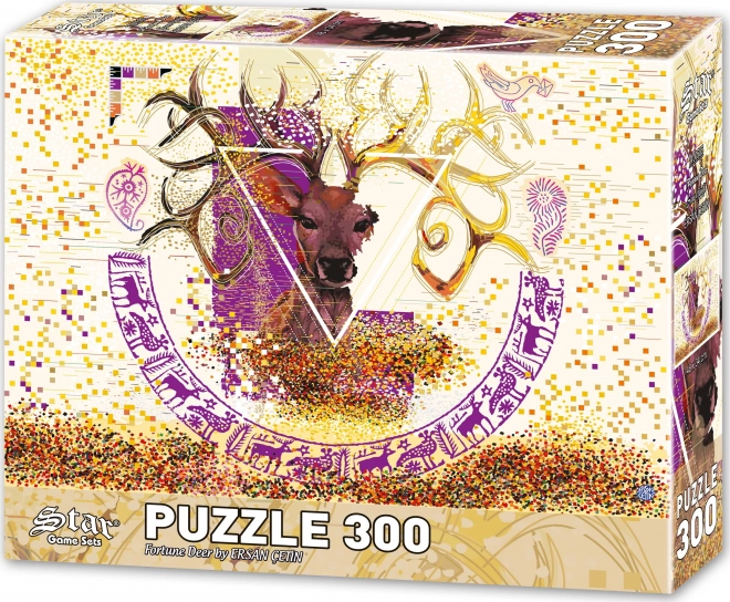 Puzzle Cerf porte-bonheur 300 pièces