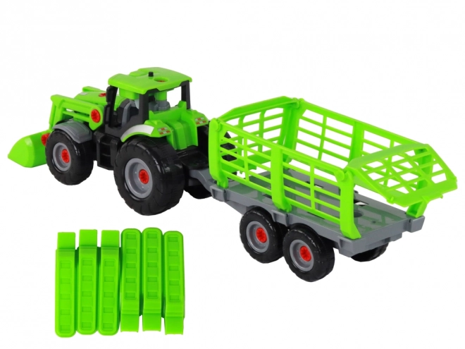 Tracteur Tracteur DIY avec remorque Machine agricole Tournevis