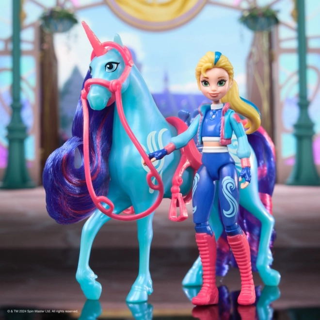 Figurines de l'académie des licornes 11 cm Isabel et Rivière