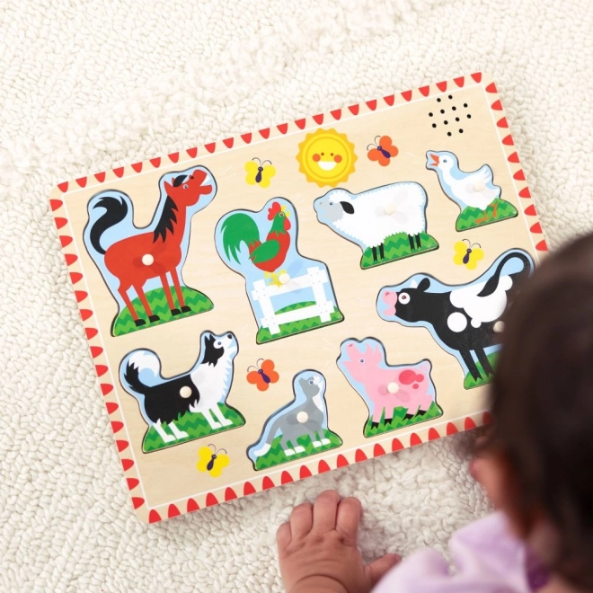Puzzle sonore - Animaux de la ferme