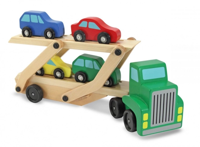 Camion avec remorque