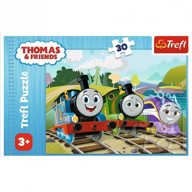 Puzzle 30 pièces Joyeux Thomas et ses amis