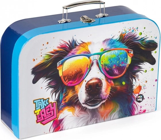 Valisette pour enfants en stratifié 34 cm – chien