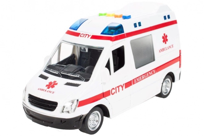 Ambulance avec effets sonores
