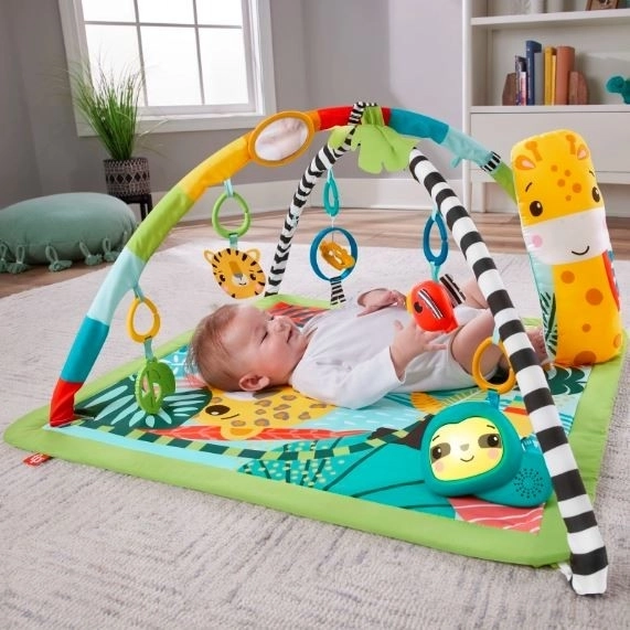 Tapis de jeu éducatif 3 en 1 Forêt tropicale