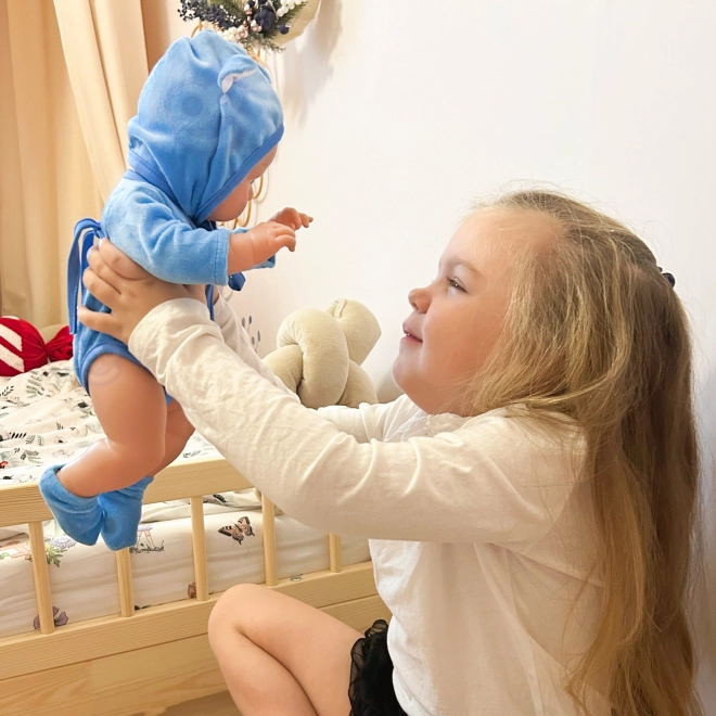 Poupée royale Woopie bébé en tenue d'ourson 46 cm