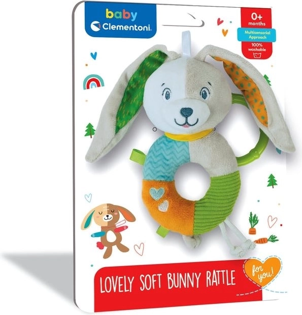 Hochet en peluche Lapin