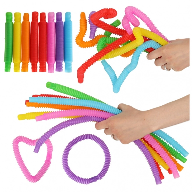 Tubes expansibles sensoriels Montessori 8 pcs