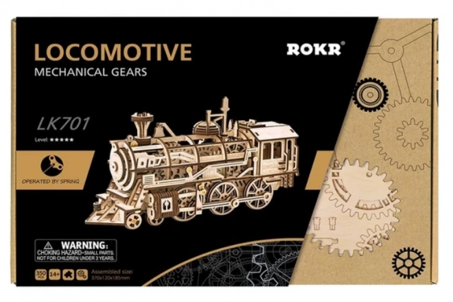 Locomotive - Kit de construction en bois 3D