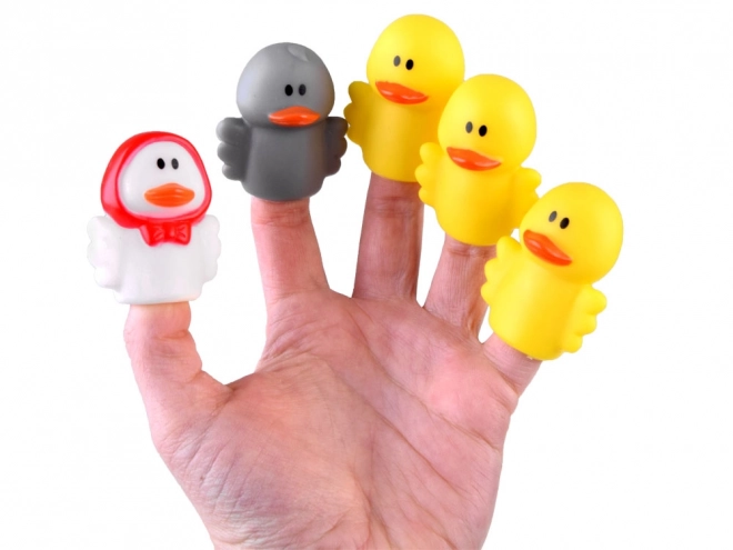 Marionnettes à doigts Canards en caoutchouc Jokomisiada