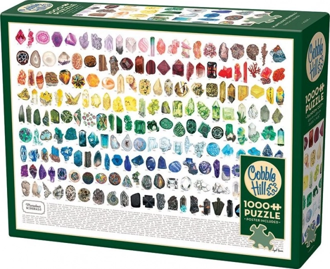 Puzzle COBBLE HILL Magnifiques minéraux 1000 pièces