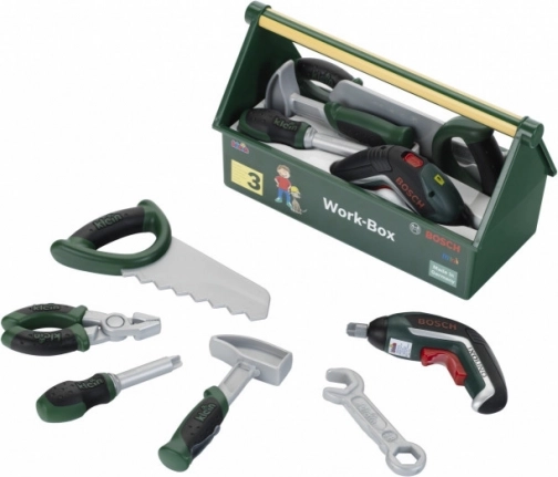 Set d’outils pour enfants en valisette BOSCH avec IXOLINO II (7 pièces)