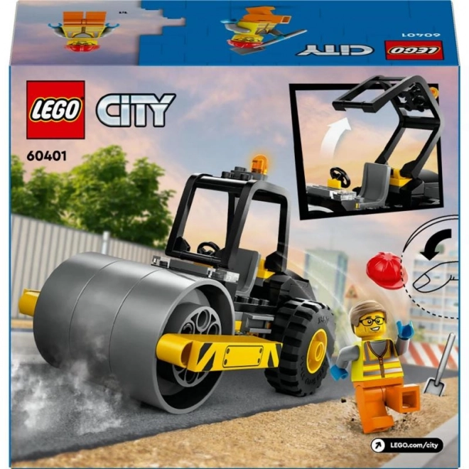 LEGO® City 60401 Rouleau compresseur à vapeur