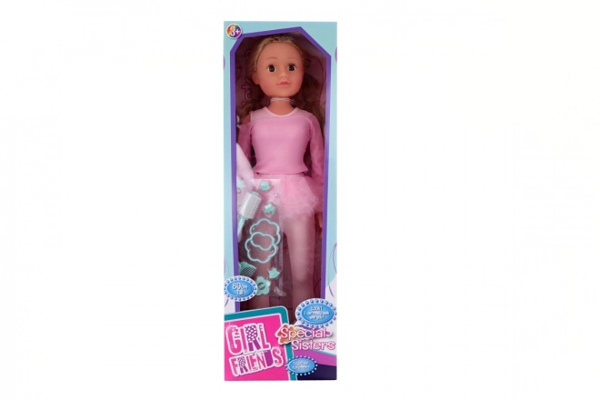 Poupée ballerine marchante 80 cm