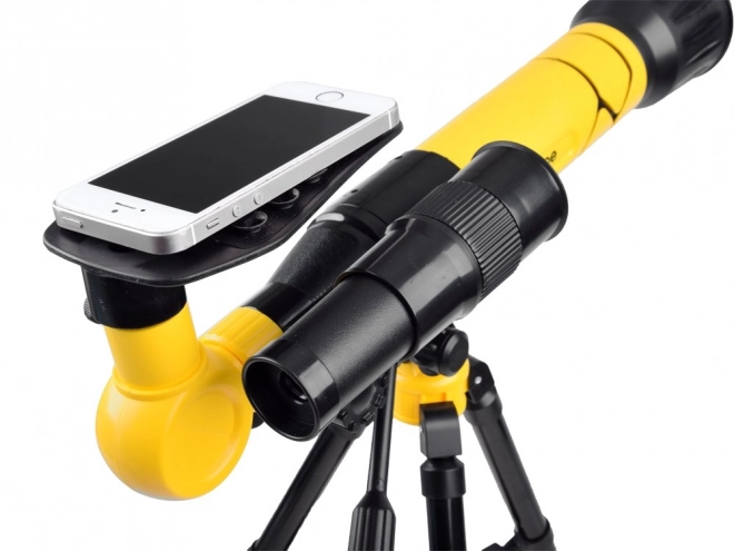 Télescope pour Enfants sur Trépied avec Zoom 20x 30x 40x – Jaune
