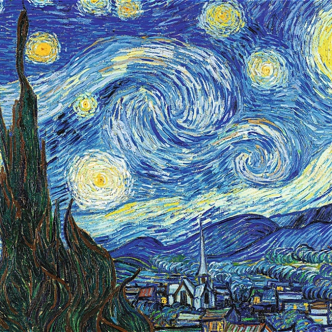 Puzzle avec Cadre Nuit étoilée 500 pièces