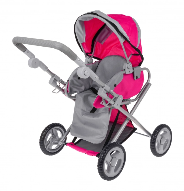 Poussette rose 2 en 1