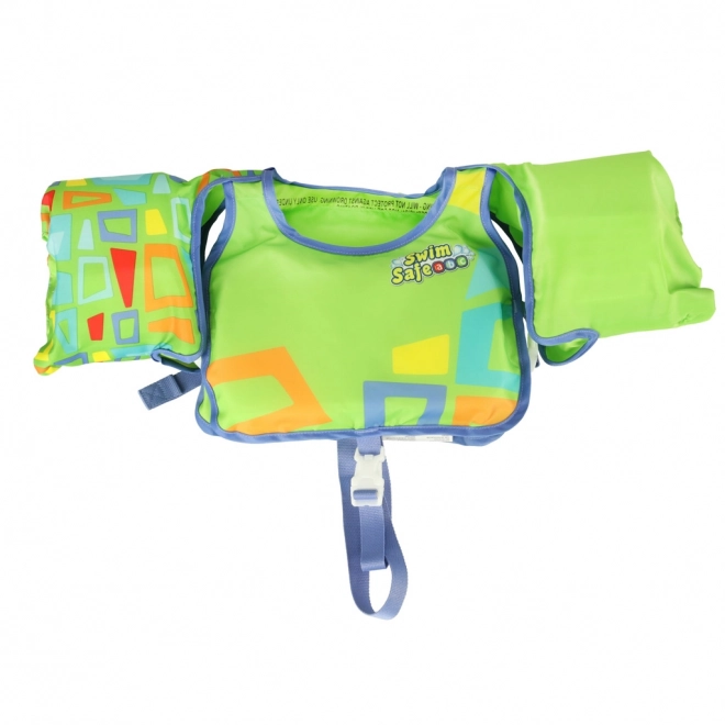 Veste de natation pour enfants Bestway pour âge 3-6 ans, 19-30 kg, vert