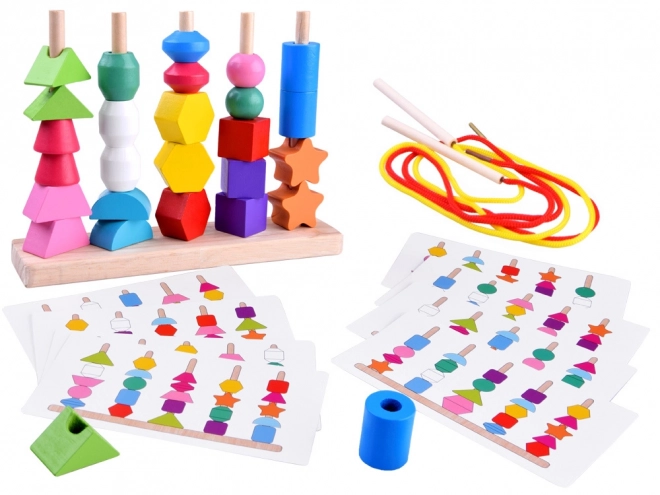 Puzzle éducatif en bois 25 pcs