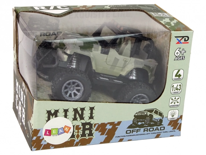 Voiture Télécommandée Tout-Terrain 1:43 Camouflage