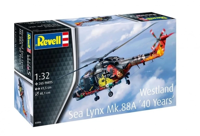 Maquette en plastique hélicoptère Westland Lynx Peinture spéciale 1/32