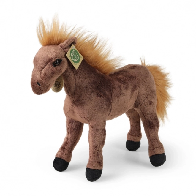 Cheval en peluche brun 29 cm ÉCOLOGIQUE