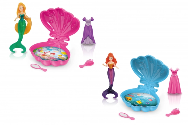 Sirène avec coquillage 9,5 cm