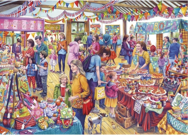 GIBSONS puzzle Tombola communale – 500 pièces XL