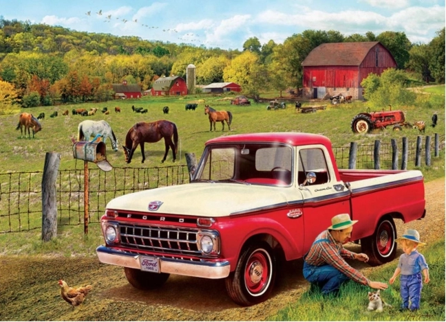 puzzle La voiture de grand-père 1000 pièces EUROGRAPHICS